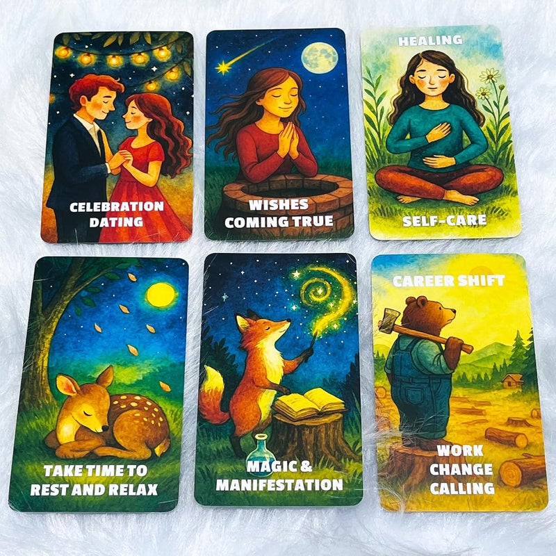DPEHAKMK Embracing Fate Oracle Deck, Oracle Cards for Beginners, 78 Cards Deck for Love, Healing, Life Path, Spiritual Guidance, Modern Relationship Themes, Intuition, and Soul Messages - Image 2